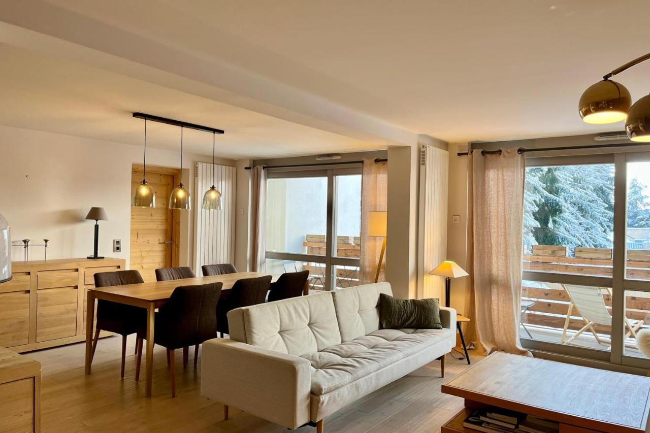 Modern Apt At The Foot Of The Slopes In Megève Esterno foto
